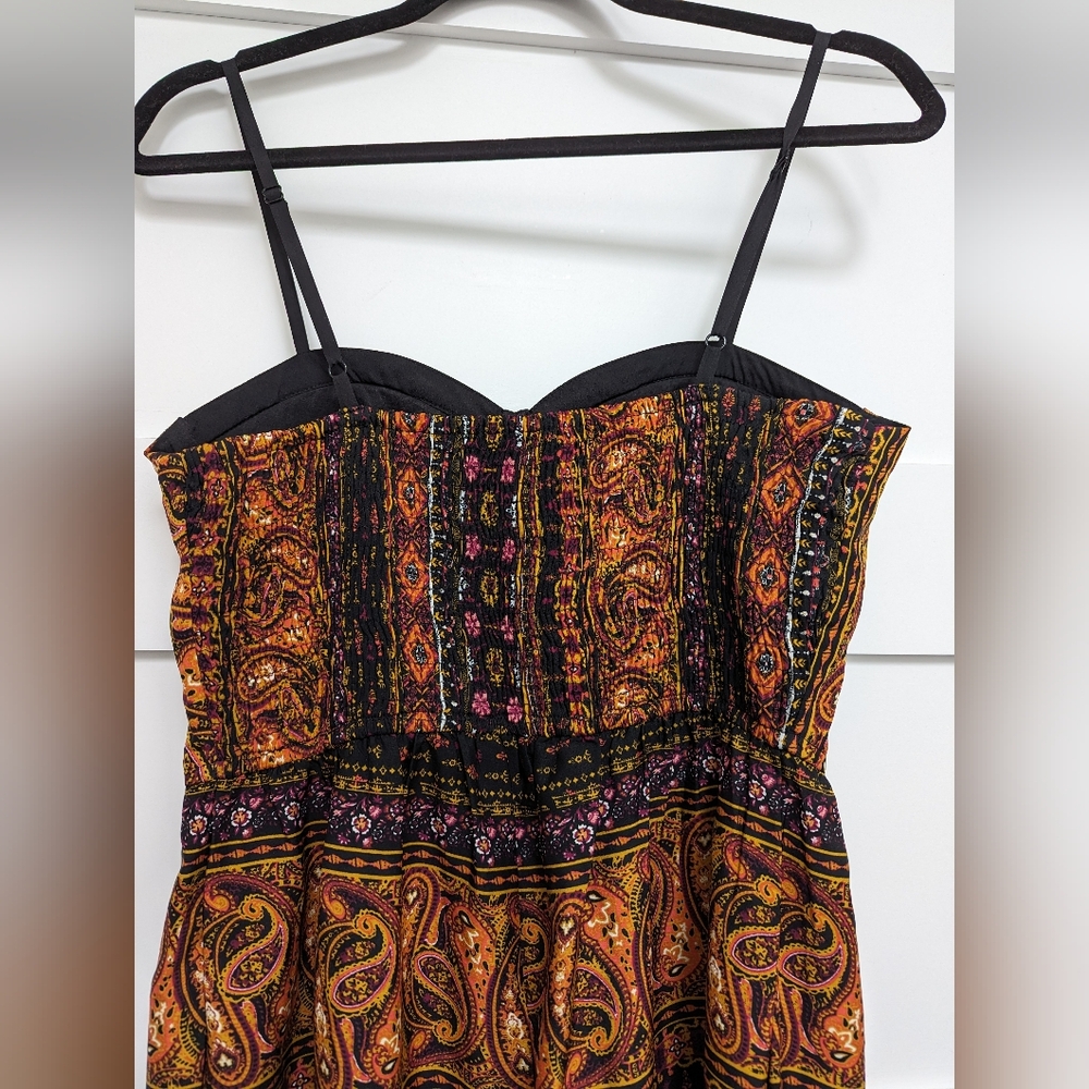 Band of Gypsies Women's Boho Wide Leg Jumpsuit - Picture 6 of 9